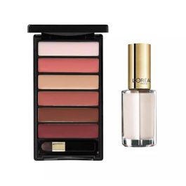 Set L'Oreal Paris: Color Riche La Palette Matte, Lip Palette, Nude, 6 g + Color Riche Le Vernis, Nail Polish, 961, Silky Fawn, 5 ml Precio: 23.78999997. SKU: B1H8P93D5B