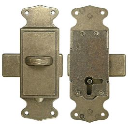DUVER Cerradura Falleba SUPREMA Provenzal Varilla Hexagonal Cuero Reversible Montaje Tirafondos Precio: 3.58999982. SKU: B15ETCVECK