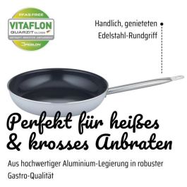 GSW GSW4005643862660 Sartén Profesional PRO BASIC 28 cm Inducción Aluminio Forjado Grueso Calidad Gastronómica