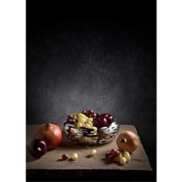 Alessi BM02 Barknest Cesto Acero Inoxidable 18/10 21cm para Servir Pan Moderno Elegante