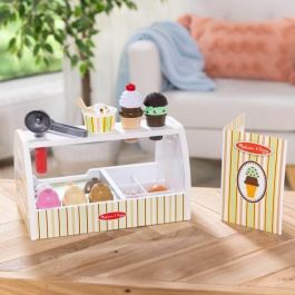 Melissa & Doug SPI6074905 - Juego de simulación Dispensador de Helado con Accesorios - 28 Piezas - Edades 3+
