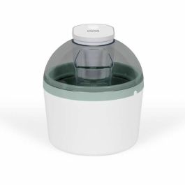 Livoo DOM461 Heladera 1 L con Depósito Acumulador de Frío, Cuchilla Mezcladora, Tapa Transparente y Molde para 7 Helados con Palitos