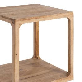 Mesa Auxiliar Natural Madera de Mango 50 X 50 X 50 cm