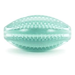 Gloria Pelota Dental Rugby TPR para Perros 9cm. Juguete Resistente Limpieza Dientes Anti Sarro Rellenable Premios Ansiedad Gloria Pelota Dental Rugby TPR para Perros 9cm. Juguete Resistente Limpieza Dientes Anti Sarro Rellenable Premios Ansiedad