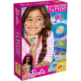 Kit de tatuajes con purpurina de Barbie - LISCIANI GIOCHI - Crea tatuajes coloridos y brillantes