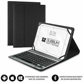 SUBBLIM Funda con Teclado KEYTAB PRO BLUETOOTH 10,1" Black