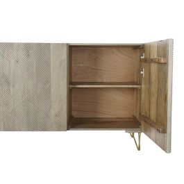 Buffet DKD Home Decor Gris Dorado 45 x 75 x 160 cm