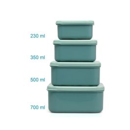 Set Porta-Alimentos 4 Unidades Oso Verde Salvia Set Porta-Alimentos 4 Unidades Oso Verde Salvia