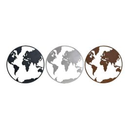 Decoracion Pared DKD Home Decor Negro Blanco 1 x 60 x 60 cm (3 Unidades) Precio: 74.50000008. SKU: S3013924