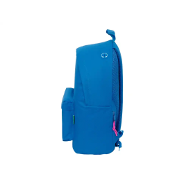 Mochila Escolar Benetton benetton basics Azul 31 x 41 x 16 cm