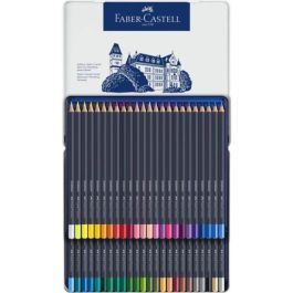 Estuche de Metal con 48 Lápices de Colores Goldfaber. Faber Castell 114748