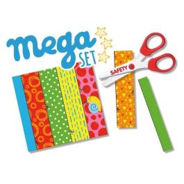 Ses Creative Aprendo a cortar Mega Kit - Incluye 48 hojas preimpresas listas para cortar y tijeras especiales - Para niños y niñas +3 años