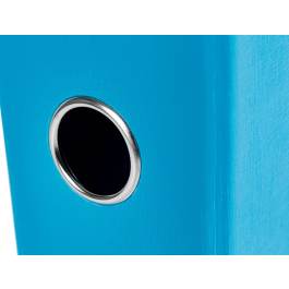 Liderpapel Archivador de Folio con 2 Anillas y Mecanismo de Palanca de 52mm, Celeste