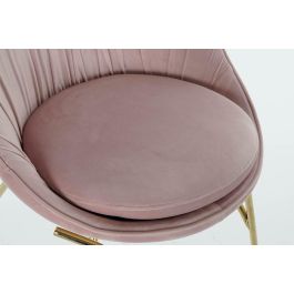 DKD Home Decor Silla Glam Rosa 60 x 85 x 60 cm