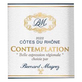 Contemplación 2022 Côtes du Rhône - Vino tinto del Valle del Ródano Contemplación 2022 Côtes du Rhône - Vino tinto del Valle del Ródano
