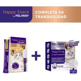 Feliway Happy Snack Premios Calmantes para Gatos y Gatitos Ansiedad con Alfa-Casozepina Sabor Pollo Bajo Calorías Sin Gluten 6 Sobres Precio: 7.5000002. SKU: B1AYWNYFKF