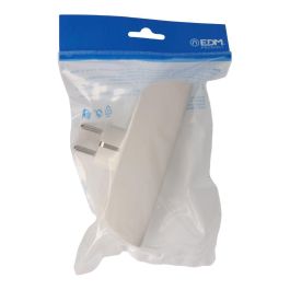 Edm Multiconector T/TL Triple Salida Tipo F 4,8mm Blanco Máx. 3680W