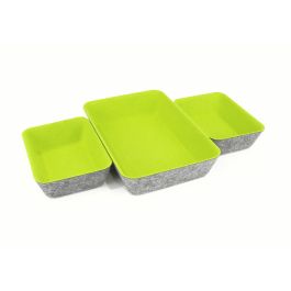 Confortime Set de 3 Organizadores de Fieltro 28x19x6 cm (6 Unidades)