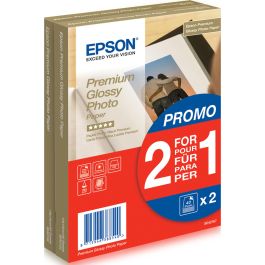 Epson Papel Premium Glossy Photo 255 gr, 10 x 15cm, 40h. Promocion 2x1 Precio: 14.49999991. SKU: S8405861