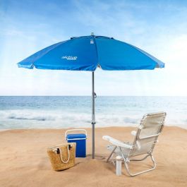 Sombrilla Aktive Azul 200 x 205 x 200 cm (6 Unidades)