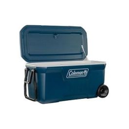 Coleman Xtreme 100QT Ruedas - Nevera portátil de 94L (65L útiles) con ruedas, color azul - Ref. 2000037216