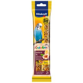 Vitakraft Barritas para Periquitos con Albaricoque e Higo - Snack Natural con Fruta Seca para Aves, Pack de 14 Unidades (7x2) Precio: 17.2546. SKU: B16B4553K4