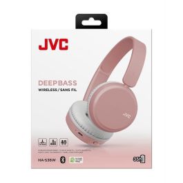 JVC - Auriculares con Diadema Inalámbricos Bluetooth, Color Rosa