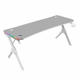 Mesa Mars Gaming Mgdxlrgbw Blanco 160 cm