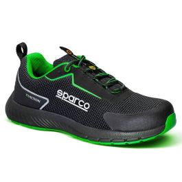 Sparco SBTB0002B0K15042 Zapato Seguridad Traction Sanyo Negro-Verde Talla 42
