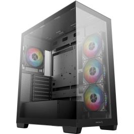 Deepcool R-CG580-BKADA4-G-1 Caja PC Gaming Panorámica con 4 Ventiladores ARGB, Cristal Templado