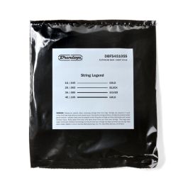 Dunlop Juego Bajo Entorchado Plano 45-105 (Escala Corta)