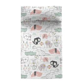 Colcha HappyFriday Moshi Moshi Multicolor 180 x 260 cm Animales