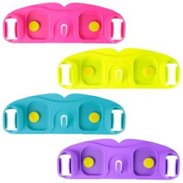 Je cherche une Idee Colgador Escoba Adhesivo con 2 Ranuras y Gancho, Colores Surtidos, 30x4,5x10 cm