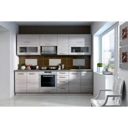 Mueble bajo 4 cajones con encimera - acabado roble Sonoma - L 40 x P 51,6 x H 85 cm - LASSEN Mueble bajo 4 cajones con encimera - acabado roble Sonoma - L 40 x P 51,6 x H 85 cm - LASSEN