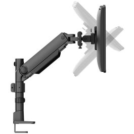 Neomounts DS65S-950BL2 Soporte de Mesa para 2 Monitores de 24-34" (61-86cm) hasta 11kg, Resorte de Gas, Pinza/Atornillado, Negro