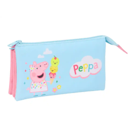 Safta Estuche Portatodo Triple Peppa Pig 120x220x30 mm Precio: 12.50000059. SKU: B1ALVTLQVK
