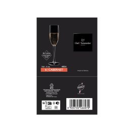 Caja 6 Copas Flauta Krysta Cabernet Chef & Sommelier 16 cL