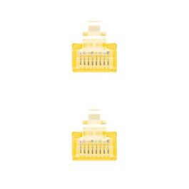 Nanocable Latiguillo Cable Red UTP Cat.6 RJ45 30cm Amarillo Modelo 10.20.0400-L30-Y