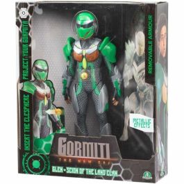 Gormiti GRV054 Figura articulada Scion con proyector de Tierra Glen, 27 cm, +4 años