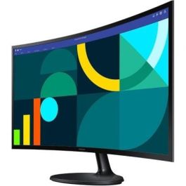 Samsung LS24D362GAUXEN Monitor Curvo 24 pulgadas Full HD 1080p 100Hz Panel VA Negro, Modo Juego y Eye Saver