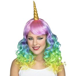 Peluca larga unicornio Precio: 8.505695. SKU: S8604779