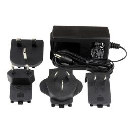 StarTech.com Adaptador de Alimentación 5V DC 3A universal con 4 puntas, para ST4300USB3 VS421HD4K WIFI2HDMC, 100-240V CA