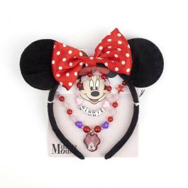 Conjunto 4 piezas bisutería minnie 12.5 x 15.0 x 1.0 cm Conjunto 4 piezas bisutería minnie 12.5 x 15.0 x 1.0 cm