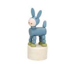 Womax Marioneta de Madera Animales Surtidos, 9 cm - Ideal para Niños +3 Años de Color Baby