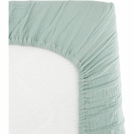 Sábana bajera envolvente - DOMIVA - 60x120 cm - Celadon - Gasa de algodón Precio: 29.49999965. SKU: B1F96QJK82