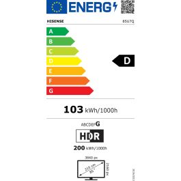 Hisense 85U7Q 215cm 85" UHD Mini LED Smart TV