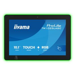 iiyama ProLite TW1025LASC-B3PNR Monitor táctil de 10.1" (25.6 cm) IPS, 1280 x 800 WXGA 16:10, 450 cd/m², 10 puntos táctiles, Wi-Fi, Bluetooth 5.2, Negro