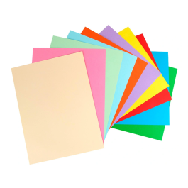 Liderpapel Bloc Trabajos Manuales Cartulina 297x420mm 10 Hojas Colores Surtidos Gramaje 180g