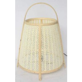 DKD Home Decor Lámpara de Techo Tropical Crema Natural Bambú Lino 47 x 64 x 47 cm Precio: 42.82674. SKU: S3031205