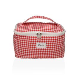 Neceser de Viaje Versa Vichy Rojo Poliéster Textil 12 x 12 x 20 cm Precio: 5.98999973. SKU: B17SQSB3DG